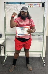 Marcus Rose, VTS Regional Student of the Month for September.